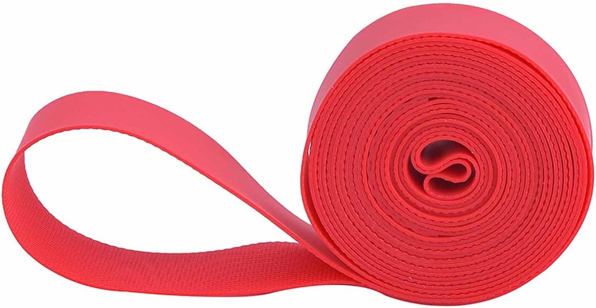 Fietsband Bescherming - Velglint Set - Voorkom Lekke Banden - Duurzaam PVC Materiaal - 2 Stuks - Rood