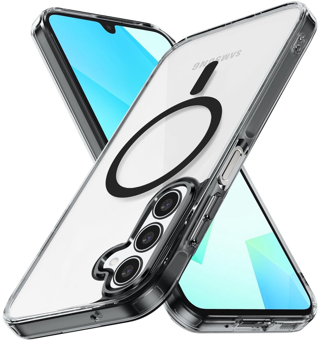 Dailygoods - Magnetische Hoes voor Samsung Galaxy A17 5G met Anti-kras Bescherming