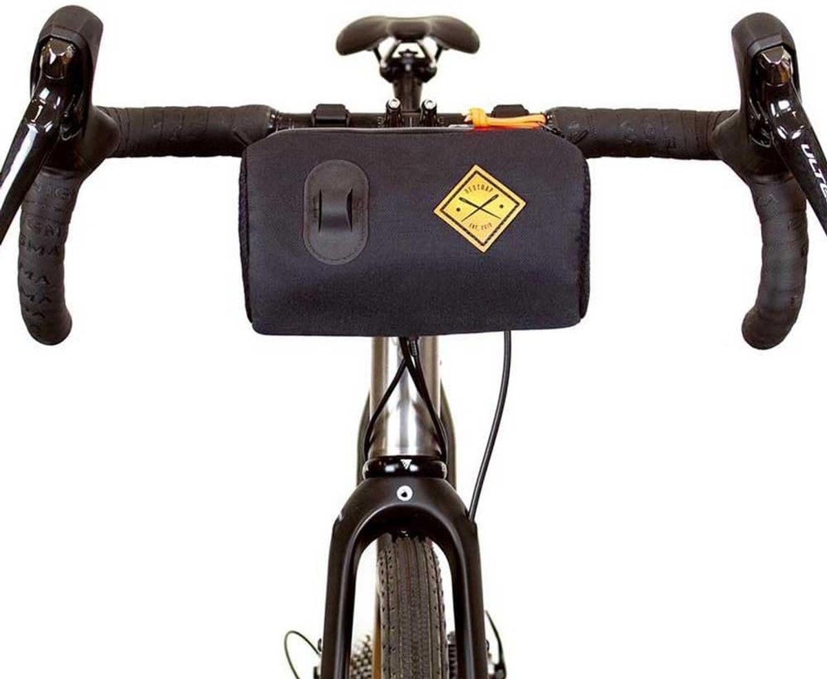 Fietsstuurtas - Stuur tas - Onderweg spullen meenemen - Zachte schaal - 1.5 liter - Zwart