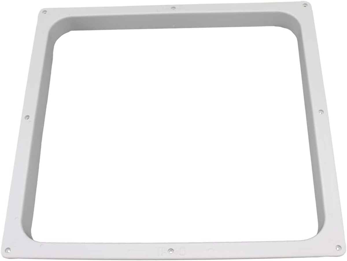 Binnenframe Afdekraam - Dakluik Frame - Camper Onderhoud - UV Bestendig - 40 x 40 cm - Grijs