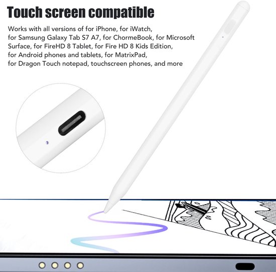 Dailygoods - Oplaadbare Universele Styluspen voor Touchscreens — afbeelding 5