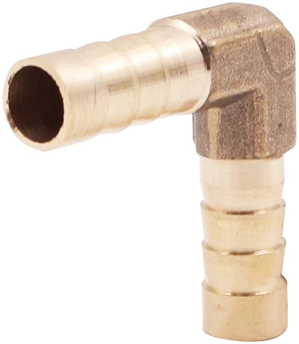 Dailygoods- Slangkoppelingen 10 Stuks - Messing - 90 Graden - Slangaansluiting - Voor Lucht/Water/Olie/Gas - Afdichting 34mm x 34mm - Slangaansluitingen