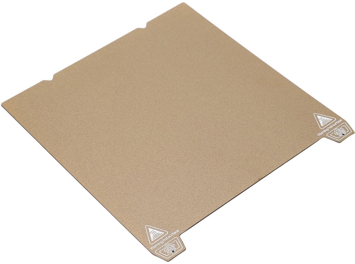 Dailygoods- Bouwplaat Verenstaal - 3D-printerbed - Magnetische Sticker - 235 x 235 mm - Compatibel met Ender 3/5 - Flexibel voor Eenvoudig Verwijderen