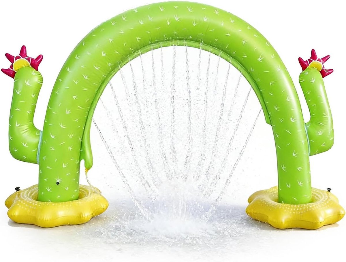 Tuinsproeier Cactus - Watersproeier Kinderen - Zomerse Afkoeling - Windbestendig Ontwerp - 166 cm Hoog - Groen