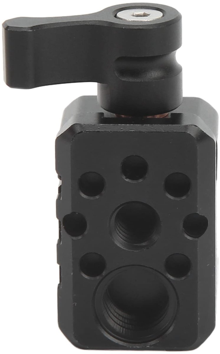 Dailygoods- NATO-klem aluminiumlegering - universele klem - snelsluiting - 1/4 inch/3/8 inch schroefdraad - ARRI-positioneringsgat - lichtgewicht 25 g - Camera Klem