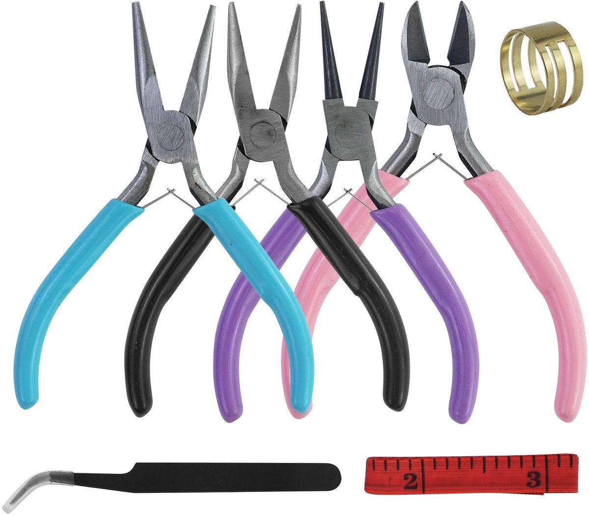 Dailygoods- Tangset 7 Stuks - Sieradentangen - Punttang/Ronde Tang