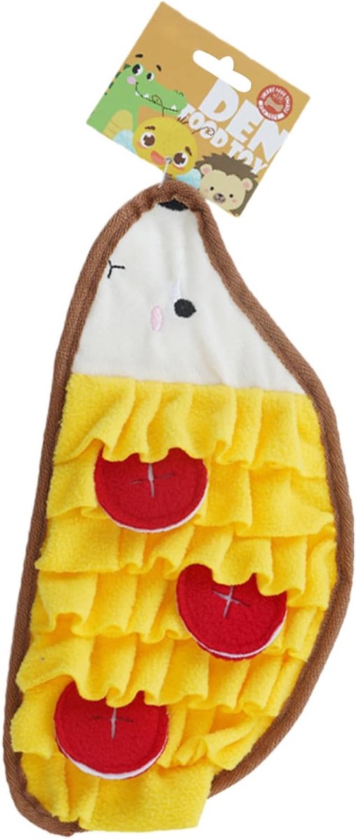 Honden Snuifmat - Huisdier Speelgoed - Mentale Stimulatie - Sneldrogend Materiaal - 38 x 19 cm - Geel