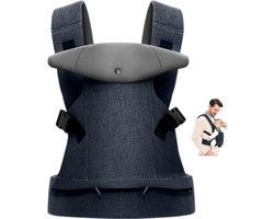 Draagzak Baby - Ergonomische Baby Draagzak - Verstelbare Baby Carrier - Ademende Babydrager - Pasgeboren tot Peuter - Zwart