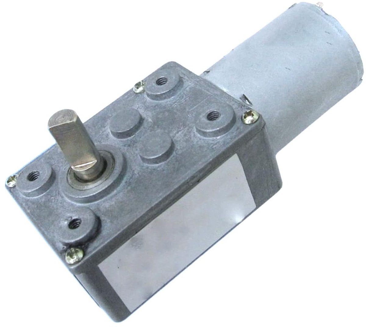 DC Motor - Kleine Motor Hobby Motor - Projecten Aansturen - Hoge Koppel - 6mm Schacht - Zilver