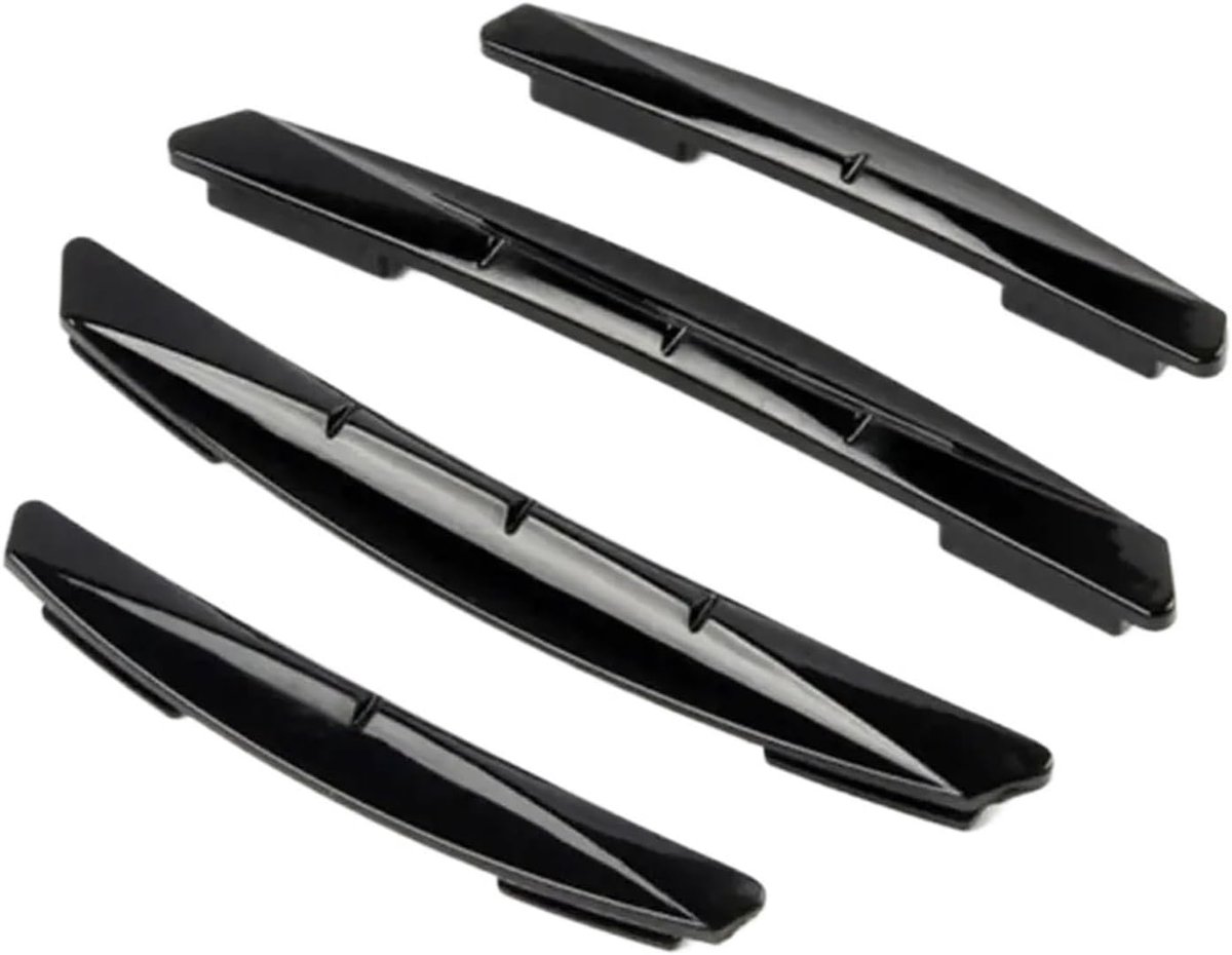 Autodeur beschermers - 4 Stuks - Deurbeschermers - Stootstrips - Auto Bumper Deur strips beschermers - Auto Accessoires - Krasbestendige Deurrandafdekking - Bumperhoekstickers - Bescherm je autodeur tegen krassen en stoten - Zwart