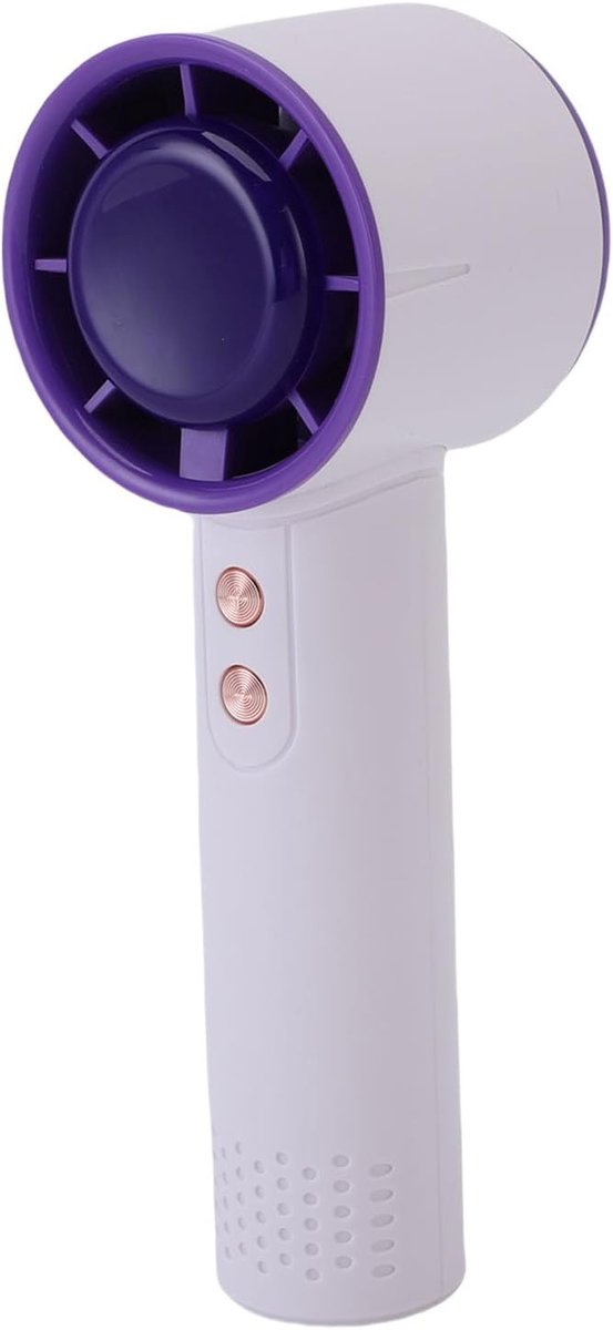 Draagbare Handventilator - Persoonlijke Koeler - Persoonlijke Koeling - 120 Snelheidsniveaus - 17 x 6 cm - Zwart