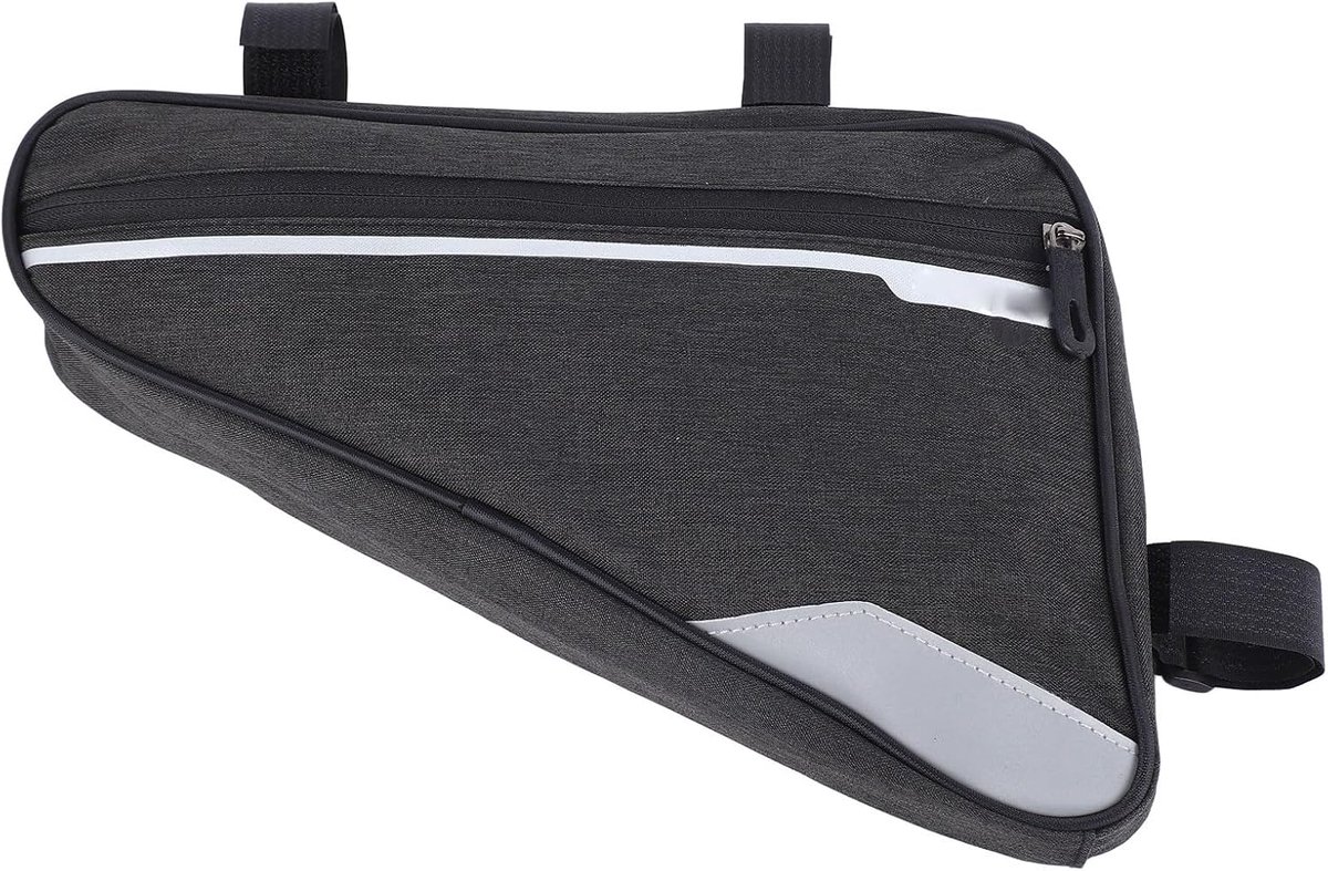 Driehoekige Fietstas - Frametas Fiets - Fietsen Opbergen - Waterdicht Polyester - N.v.t. - Zwart
