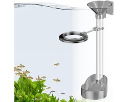 Garnalen Voeder Set - Aquarium Accessoires - Voer Aquarium - Verstelbare Buis - 38cm - Transparant