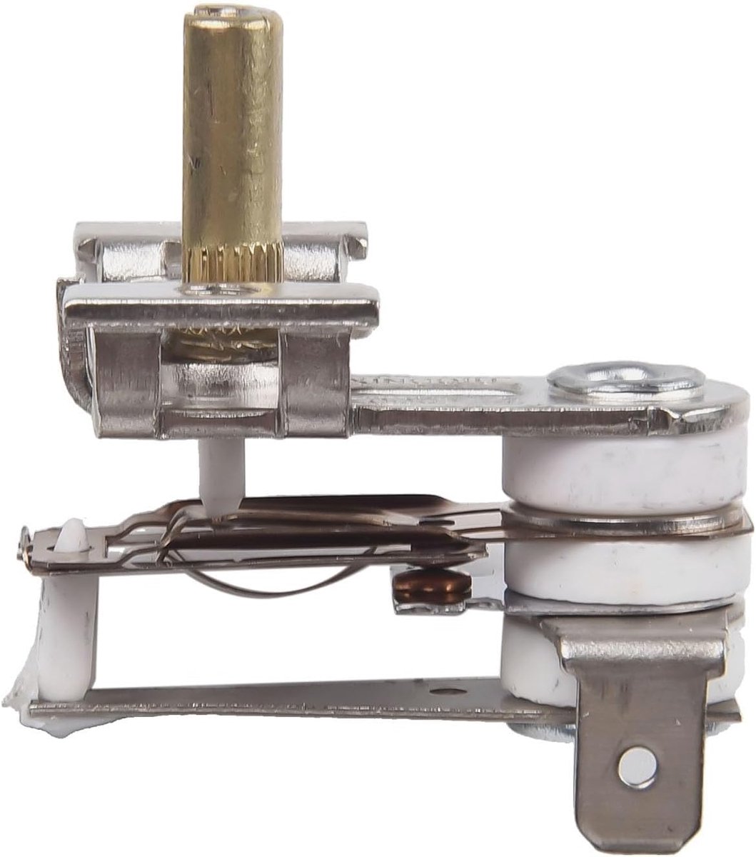 Oven Thermostaatschakelaar - Temperatuurregelaar - Oven Reparatie - 180 Graden Rotatie - 10A - Zilver