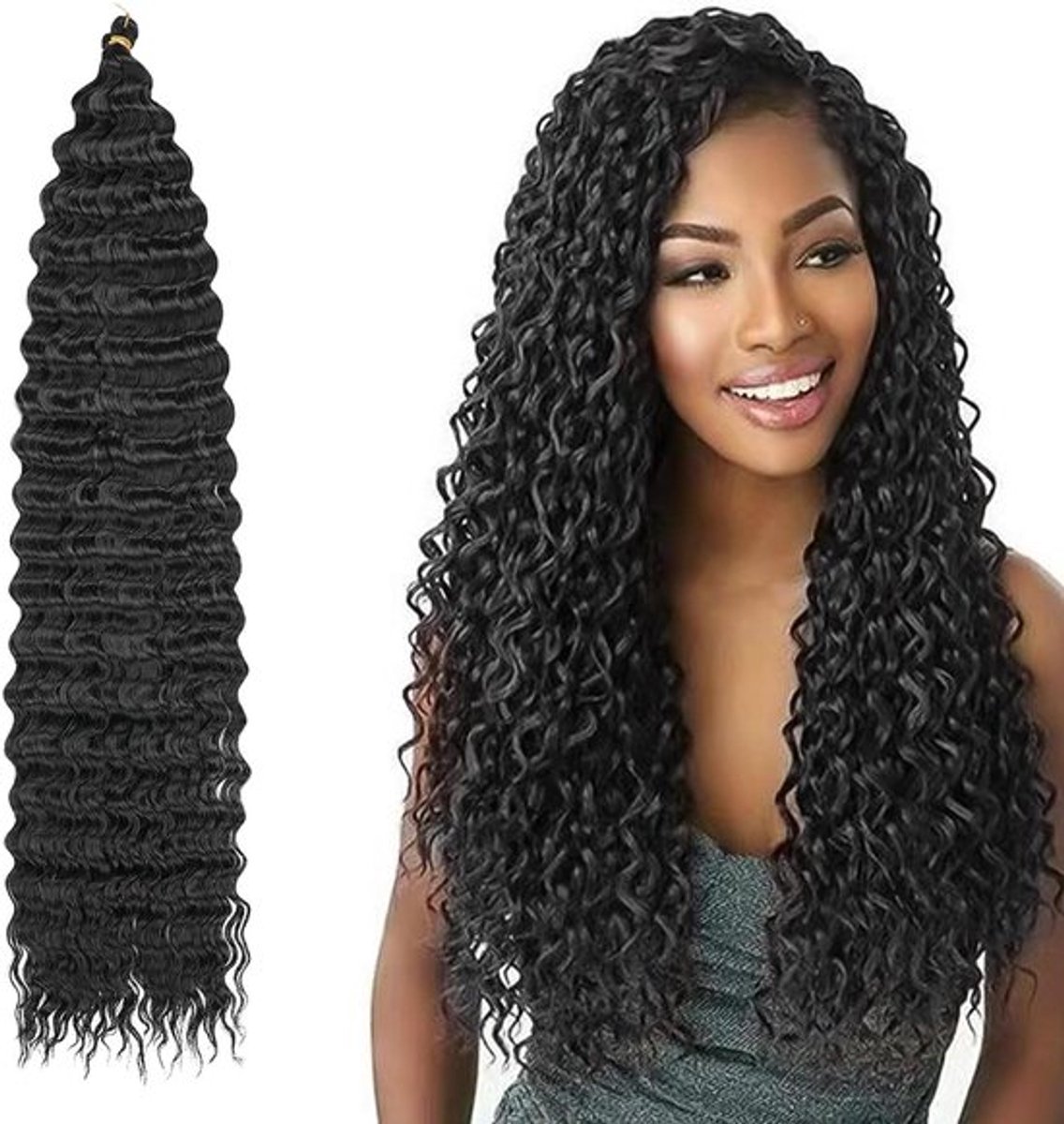 Haarextensies oceaangolf Inovra Plus twist haarvlechten