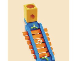 Hape Quadrilla Sonic Playground - Houten Knikkerbaan Uitbreiding met Xylofoonrail, 13 Onderdelen, 4 Jaar+