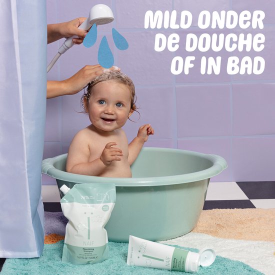 Naïf Voedende Shampoo - Baby & Kids - 100ml - met Natuurlijke Ingrediënten van Merkloos — afbeelding 2