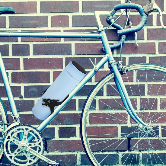 Fiets Bekerhouder - Bidonhouder Fiets - Drank Meenemen - Lichtgewicht Aluminium - 12.60X8.00X7.50CM - Zwart — afbeelding 2