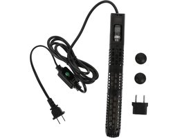 Aquarium Verwarming - Water Verwarmer - Stabiele Watertemperatuur - Nauwkeurige Sensor - 27.5 cm - Zwart