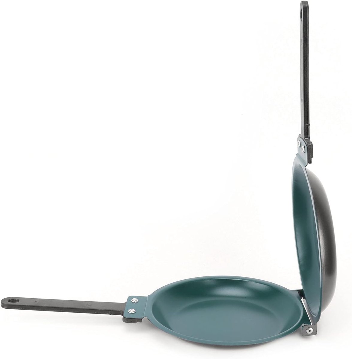 Bakpan Dubbelzijdig - Koekenpan Pannenkoeken - Ontbijt Bereiden - Eenvoudig Flip Design - 627 gram - Groen