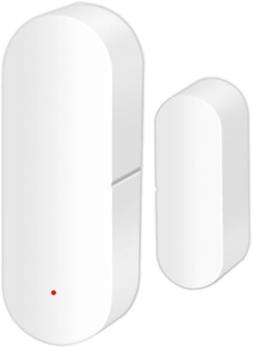 Slimme Deursensor - Wifi Alarmsysteem - Huisbeveiliging Verbeteren - Real-Time Waarschuwingen - Compact Ontwerp - Wit