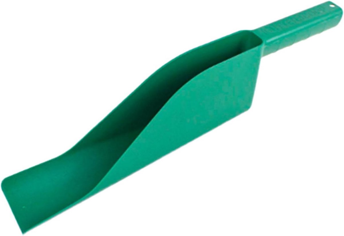 Goot Schep - Tuin Schop - Dakgoot Reinigen - Ergonomische Handgreep - 44x12x8 cm - Donker Groen
