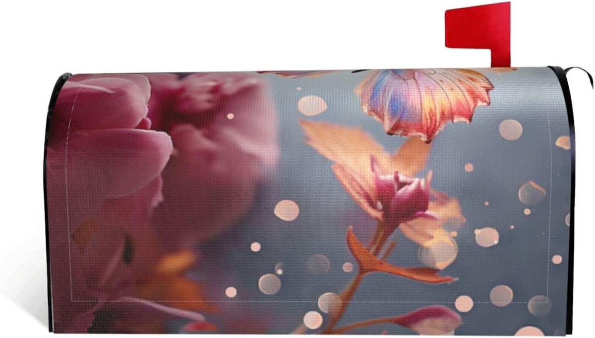 Brievenbus Cover - Brievenbushoes Magnetisch - Brievenbus Decoreren - Waterdicht Oxford Doek - 53 x 45 cm - Zwart
