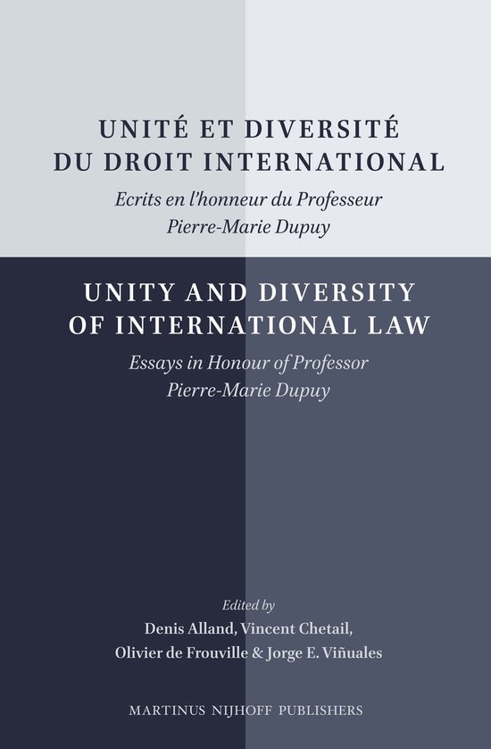 Unity And Diversity Of International Law - cover