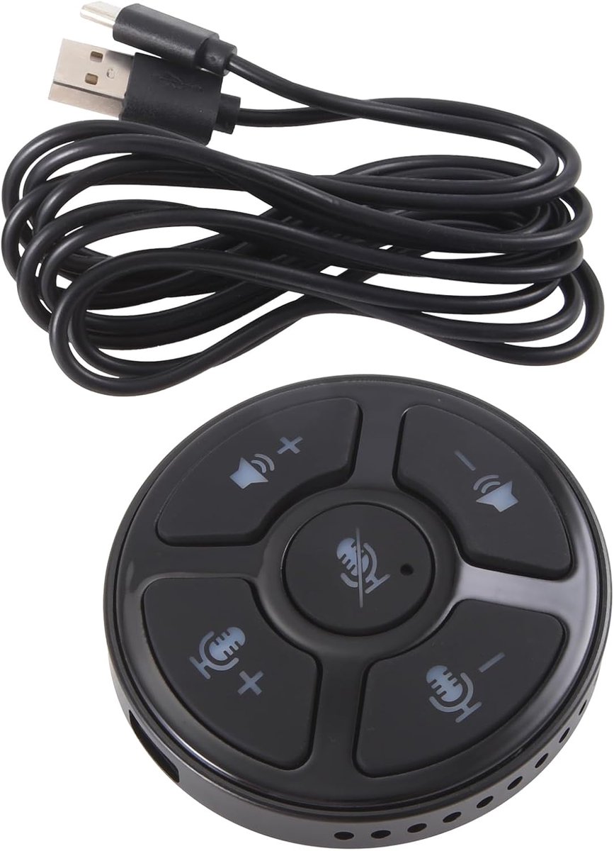 Conferentie Microfoon Speaker - Bureau Microfoon - Video Bellen - 360 Graden Opname - 3 meter bereik - Zwart