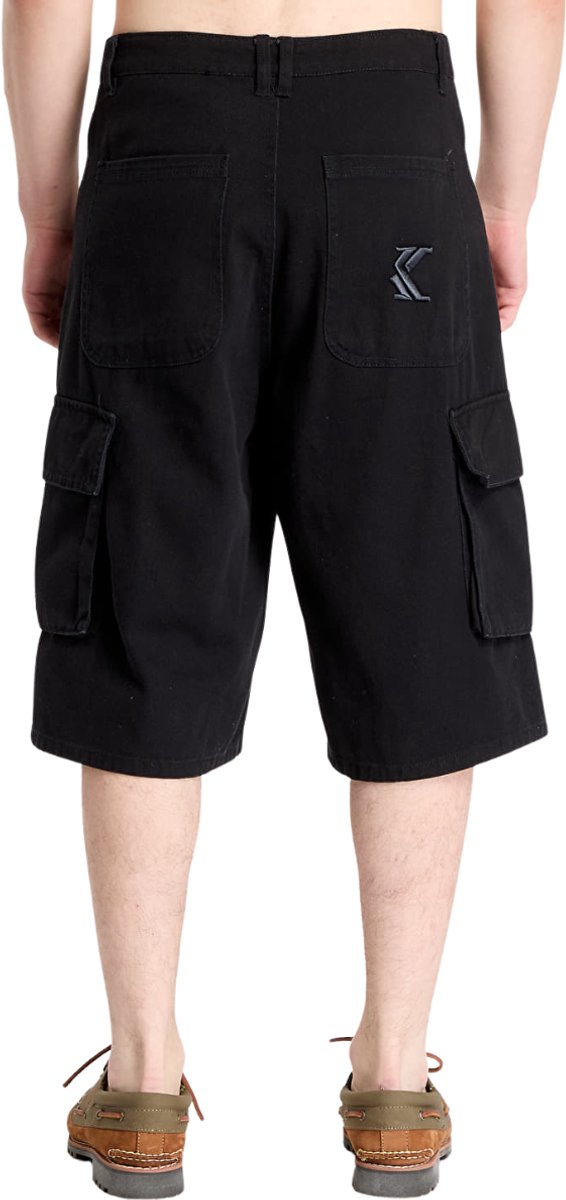 Karl Kani Karl Kani Og Baggy Twill Shorts ZWART - Maat M
