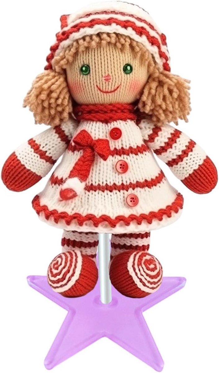 Poppenhouder Standaard - Presentatie Sokkel - Verzameling Tonen - Verstelbaar & Stabiel - Basis 7cm - Roze