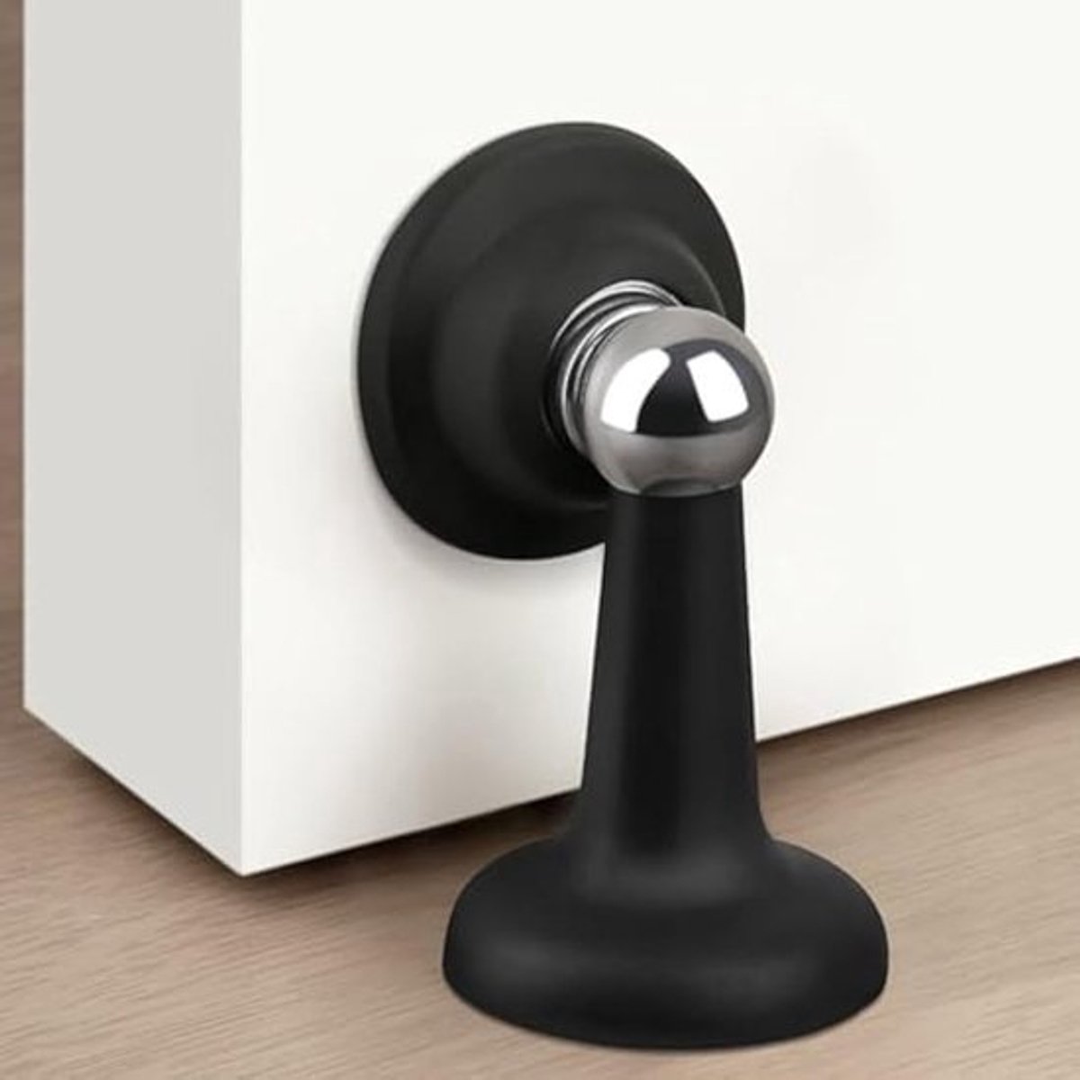 Deurstopper, deurvanger, sterke magneet, geluidsreductie, krasbestendigheid, veiligheidsbescherming, ruimtebesparend, roestpreventie, bescherming van slaapkamer- en woonkamermuren