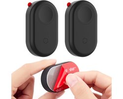 SnelShoppen - Galaxy SmartTag2 Waterproof Silicone Case - 2 Stuks GPS Tracker Beschermhoes met Plaksticker voor Portemonnee, Bagage, Auto, Fiets, Wate