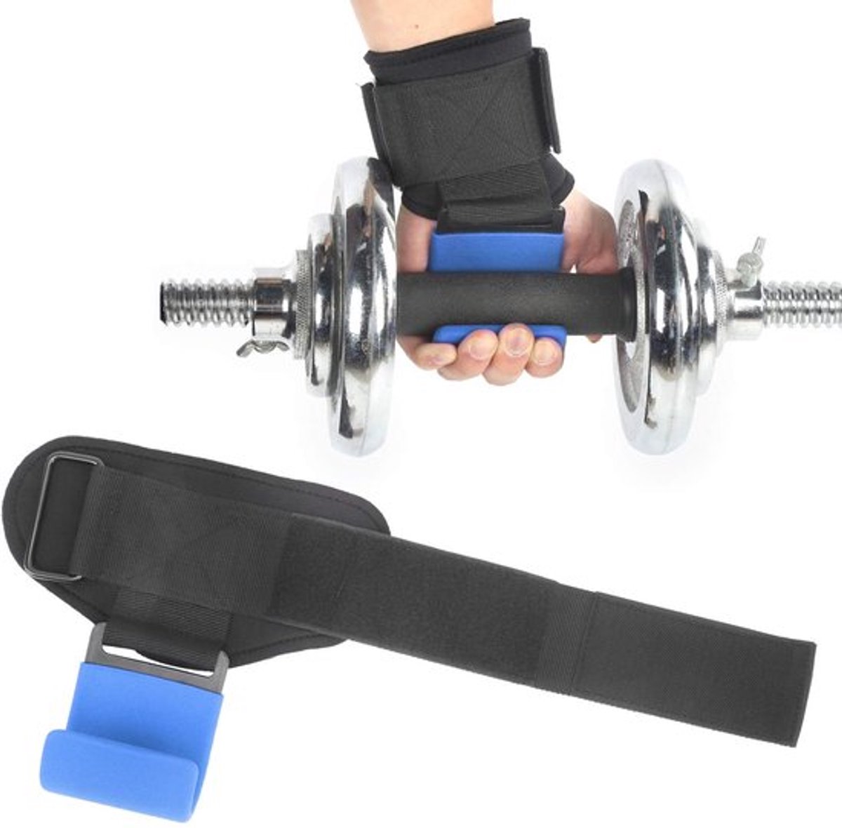 Gewichtheffen Haak Antislip - Powerlift Riem - Verstelbaar - Polsbescherming - Krachttraining - Hoogwaardige Verbindingsgesp - Gewichthefriem
