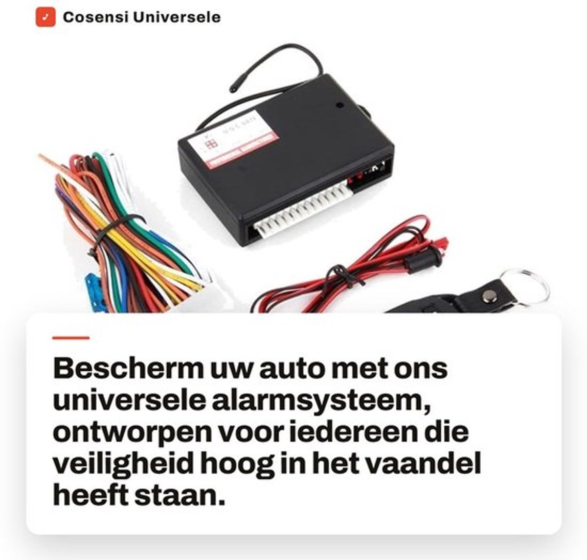Universele Auto Alarmsystemen - Anti Diefstal Beveiliging - Keyless Entry Systeem - Centrale Vergrendeling - Afstandsbediening - Geschikt...