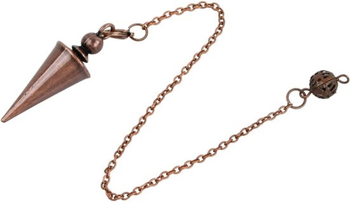 Wichelroedelzakslinger - Reiki genezing - Koper - Meditatie - Chakra - Ideaal voor waarzeggerij - Brons/Rose Goud