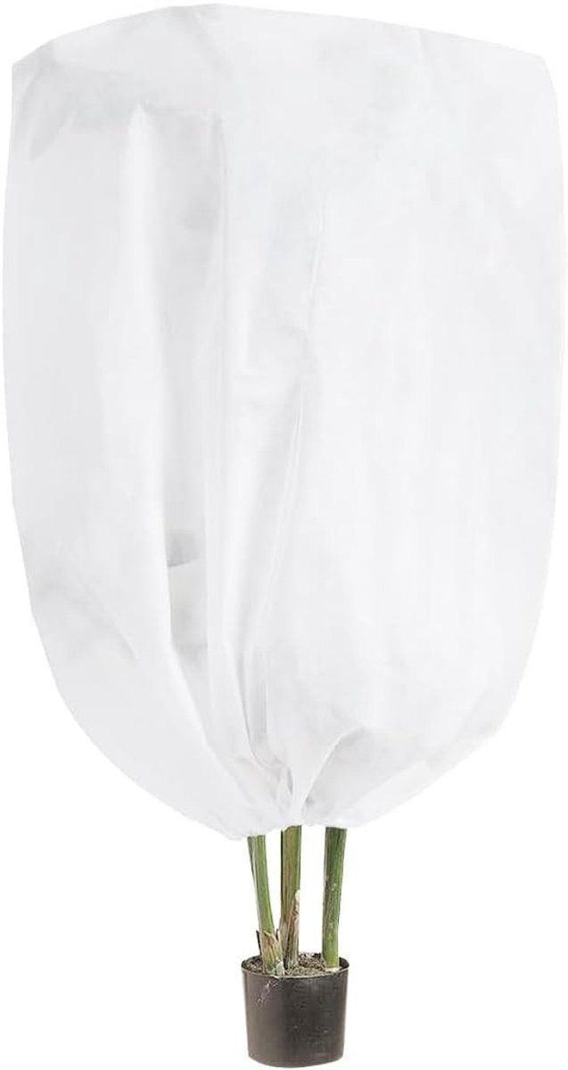 Winterplantenbescherming hoes 80 x 120 cm voor olijfbomen, boomvarens en kleine struiken tegen vorst en kou