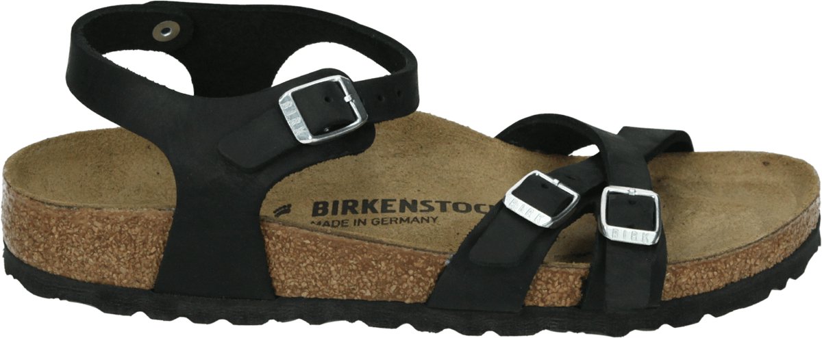birkenstock KUMBA LEOL Dames slippers Zwart