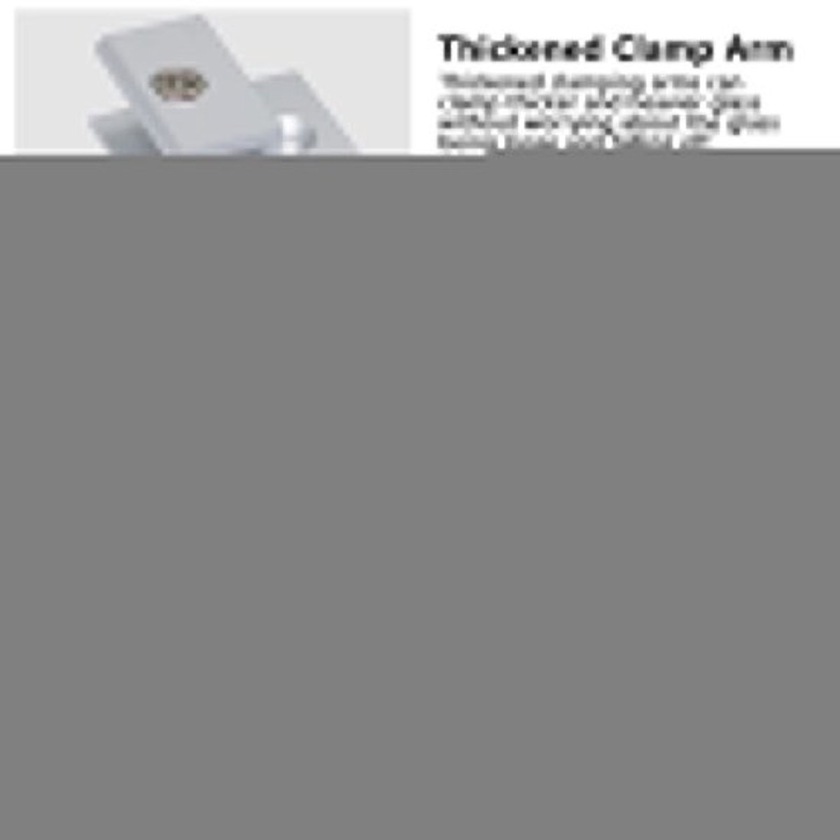 Glazen Klemmen H-vorm - 6 Stuks - Aluminiumlegering - Zilver - Draagvermogen 3-12mm - Corrosiebestendig - Glasklem