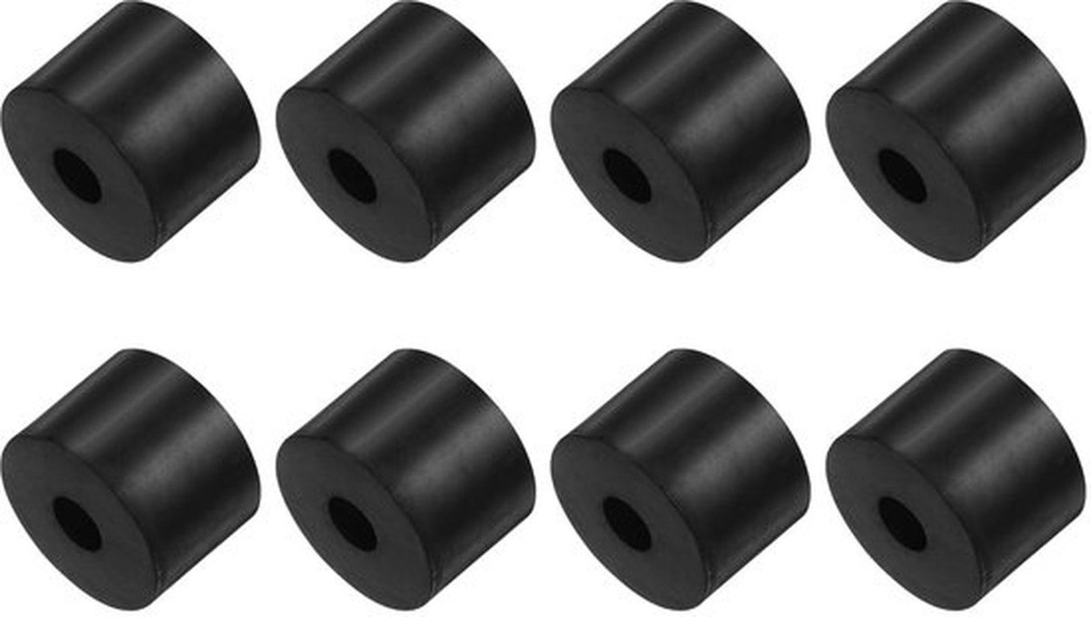 Spacers 8 Stuks - Rubberen Anti-vibratie-isolatiepads - Schokabsorptie - Geluidsreductie - Demping - Duurzaam Materiaal - Dempers