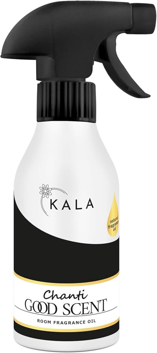 SnelShoppen - Luxe Luchtverfrisser Spray met Geuroliën CHANTI - 250ml - Geurverspreider met Odor Neutralizer - Perfect voor Kantoor, Woonkamer en Thui