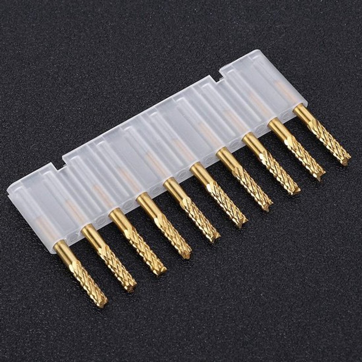 Frees 3.175Mm - 10 Stuks - Hardmetaal - CNC Graveren - Snijprestaties - Slijtvastheid - Hoge hardheid - Freesbit
