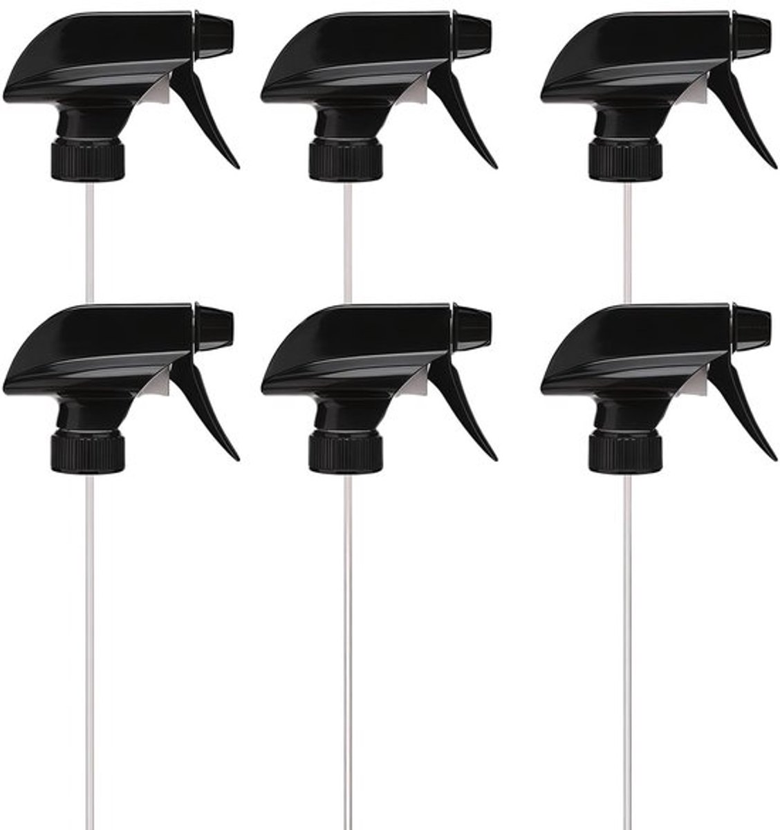 Spuitfles 6 Stuks - Heavy Duty Plastic - Lekvrij - Sprayfles - 473 ml - Voor Watering/Reiniging - Trigger Nozzle - Sproeifles