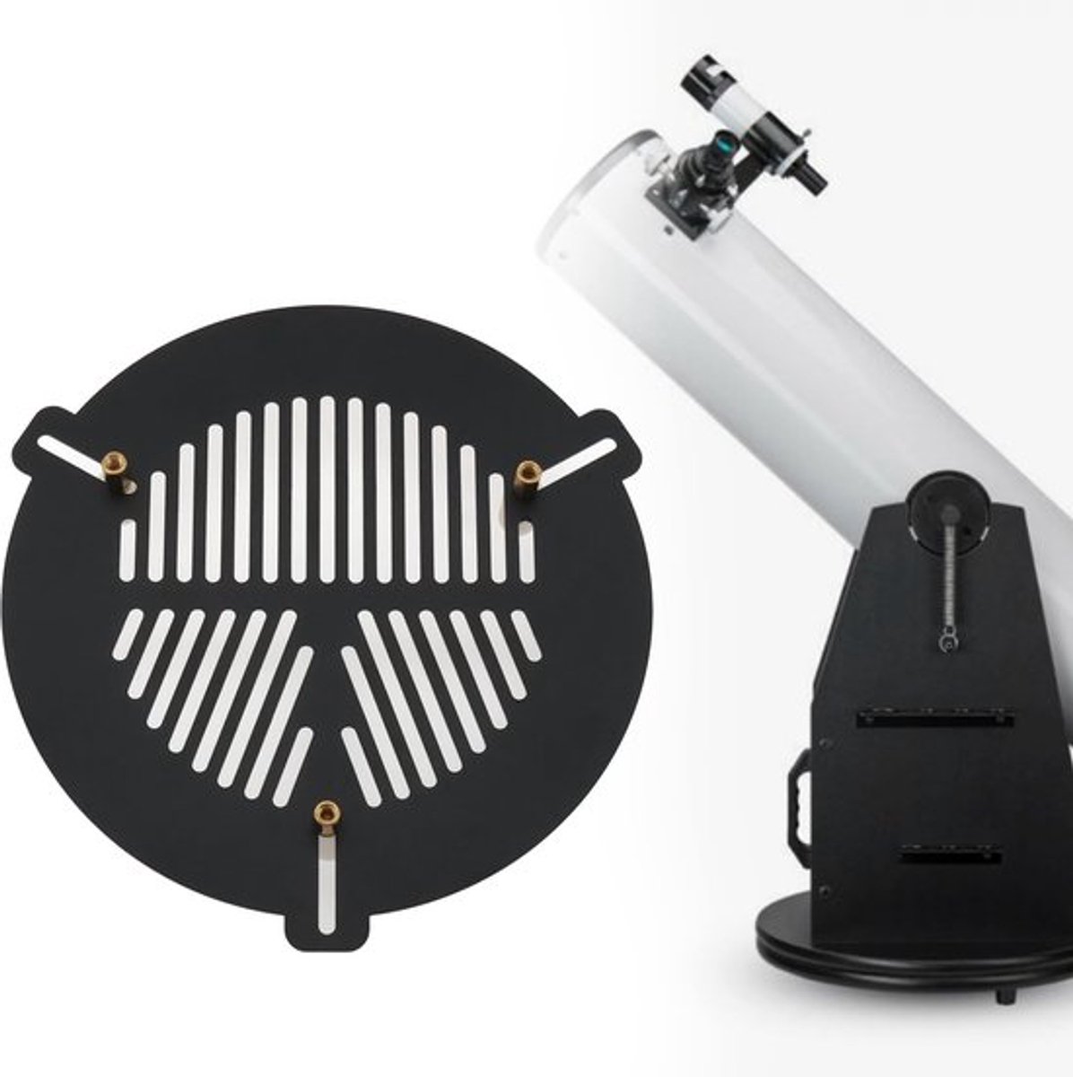 Focusing Masker 123x86mm - Geschikt voor 84-115mm Buitendiameter - Reflecterende Telescoop - Verstelbaar Ontwerp - Verbeterde Scherpstelnauwkeurigheid - Sterke Compatibiliteit - Telescoopaccessoire