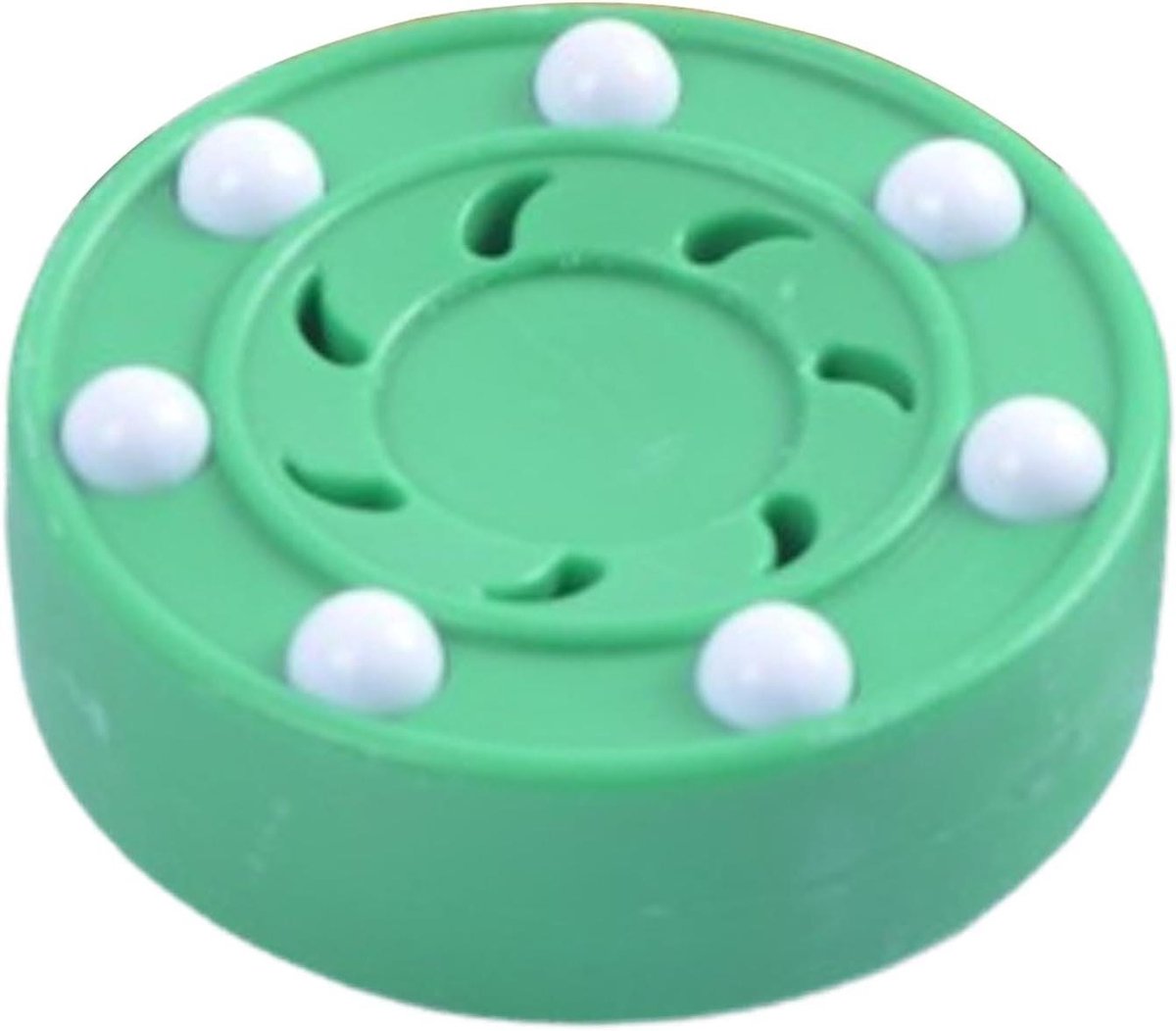 Rolhockey Puck - Hockeybal Straat - Buiten Spelen - Verbeterde Spelconsistentie - 7.5 cm diameter - Willekeurige Kleur