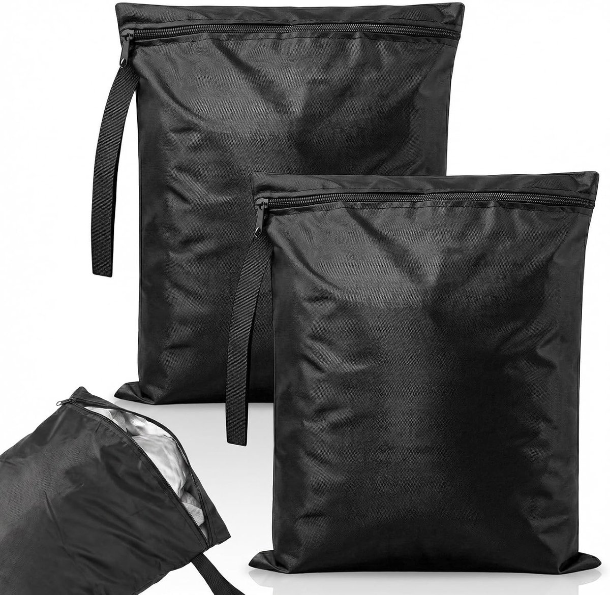 Waterdichte waszak voor delicate kleding, zwart, 40 x 50 cm - ideaal voor wassen en beschermen