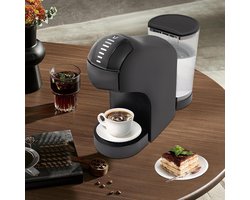 Capsule Koffiezetapparaat - Compact Apparaat - Thuis Koffie Maken - Snelle Opwarming - 800 ml Tank - Zwart