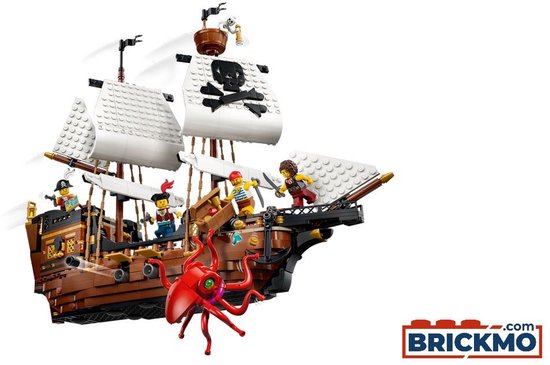 LEGO Creator 3in1 Klassiek Piratenschip Piraten Boot Speelgoed voor Kinderen 31387