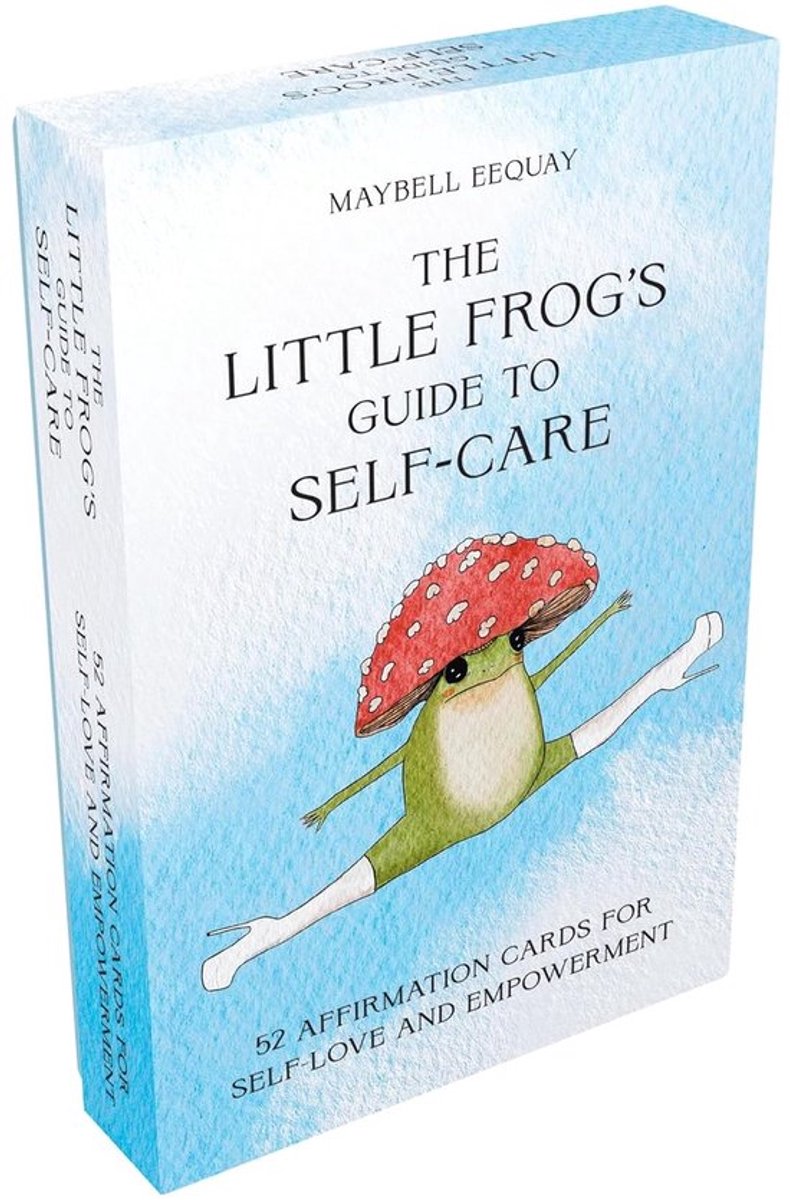 SnelShoppen - The Little Frog's Guide to Self-Care Kaartenset - 52 Affirmatie Kaarten voor Zelfliefde en Empowerment - Inspirerende Kaarten voor Perso