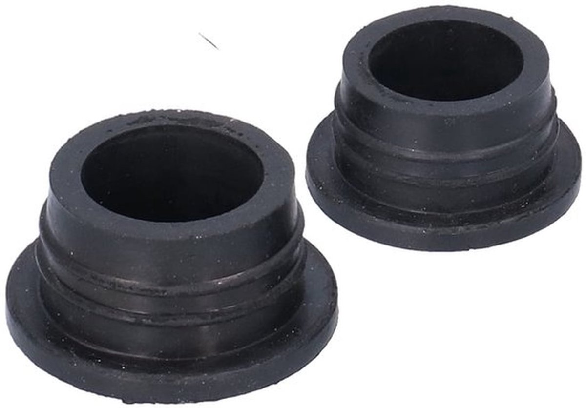 - Ladder rubberen plug - Duurzame ladderbumper - Zwart - zwembadladder - 2 stuks voor hotel en zwembad